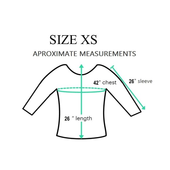 ⭐Sz XS Women Sweater knit Aqua Green Tommy Bahama 100% Cotton V-neck Long Sleeve - Picture 6 of 6